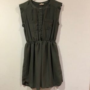 Army green Dress